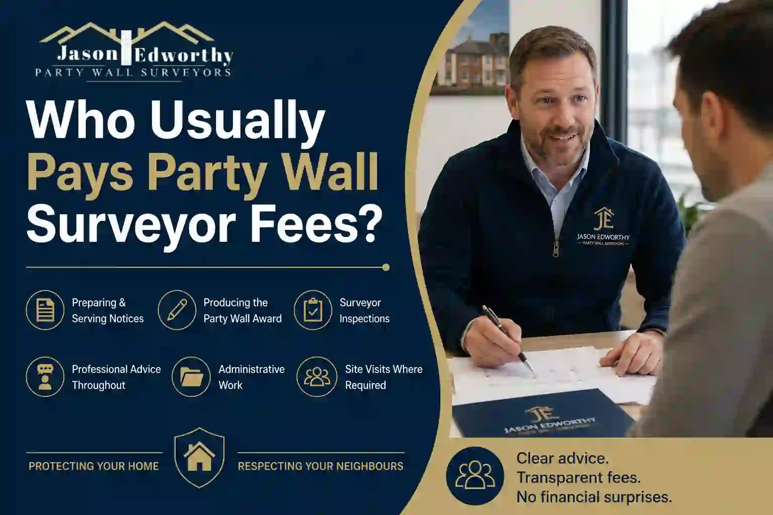 Who Usually Pays Party Wall Surveyor Fees West Midlands?