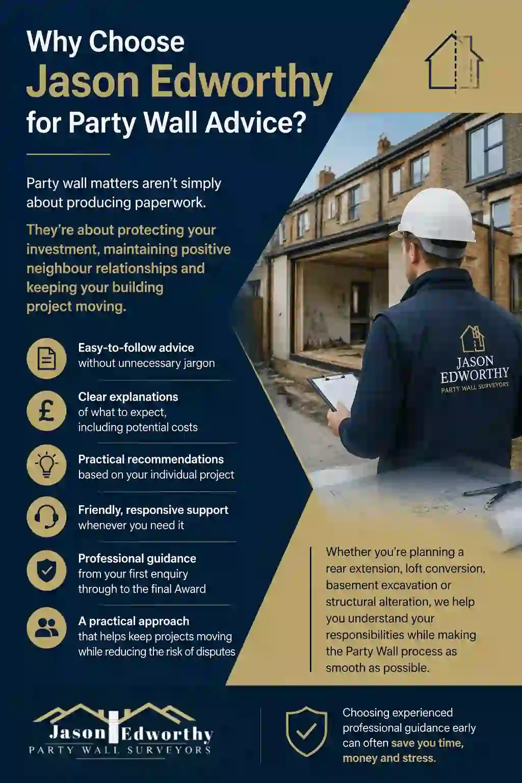 Why Choose Jason Edworthy for Party Wall Advice West Midlands?